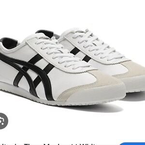 Onitsuka Tiger by Asics White and Black Sneakers